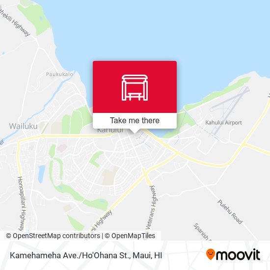 Mapa de Kamehameha Ave./Ho'Ohana St.