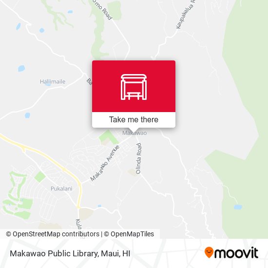 Mapa de Makawao Public Library