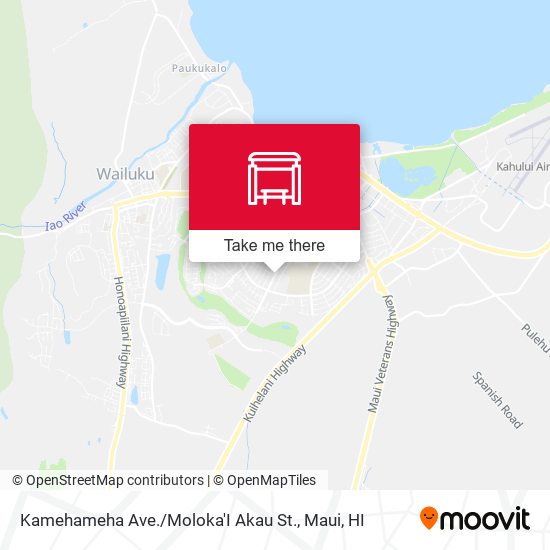 Kamehameha Ave. / Moloka'I Akau St. map
