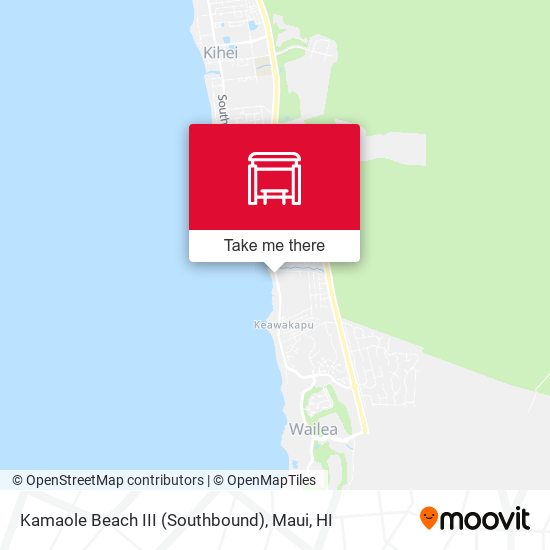 Kamaole Beach III (Southbound) map