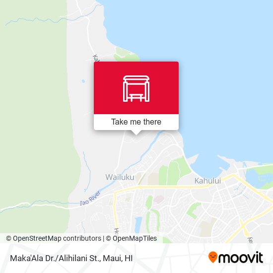Maka'Ala Dr./Alihilani St. map