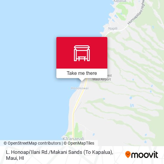 L. Honoapi'Ilani Rd. / Makani Sands (To Kapalua) map