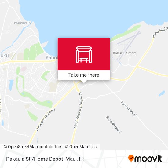 Mapa de Pakaula St./Home Depot