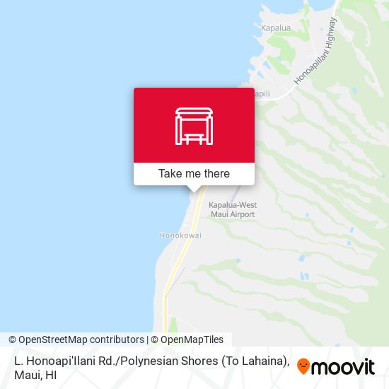 L. Honoapi'Ilani Rd. / Polynesian Shores (To Lahaina) map