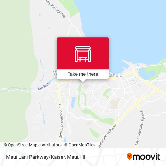 Mapa de Maui Lani Parkway/Kaiser