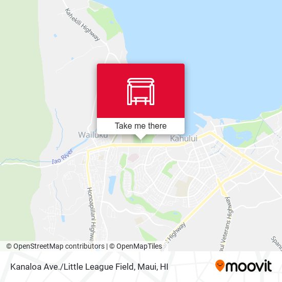 Mapa de Kanaloa Ave. / Little League Field