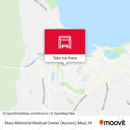 Mapa de Maui Memorial Medical Center (Across)