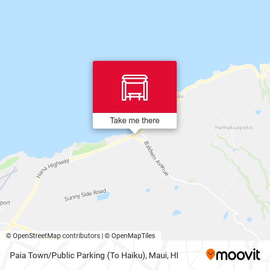 Paia Town / Public Parking (To Haiku) map