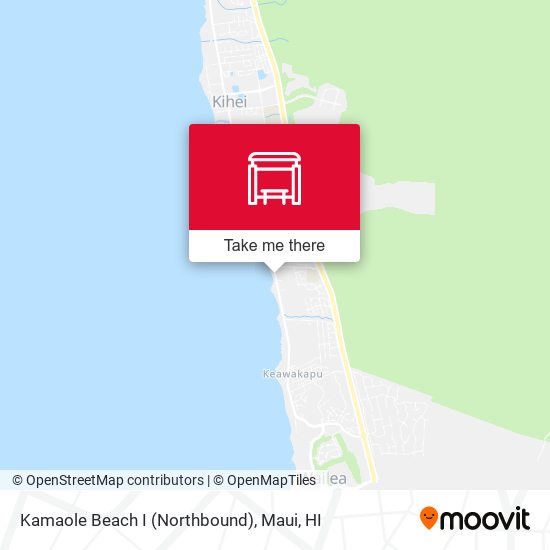 Kamaole Beach I (Northbound) map