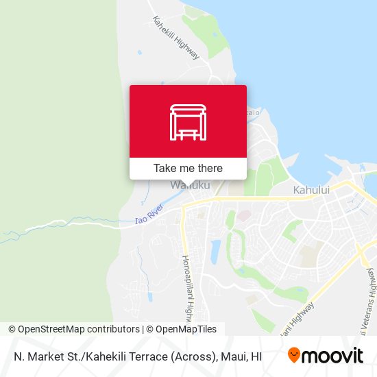 N. Market St. / Kahekili Terrace (Across) map