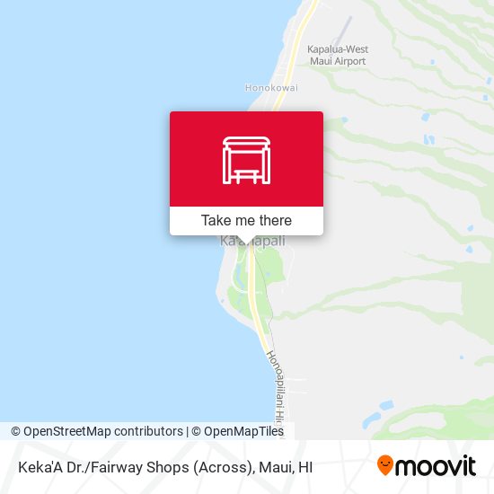 Keka'A Dr. / Fairway Shops (Across) map