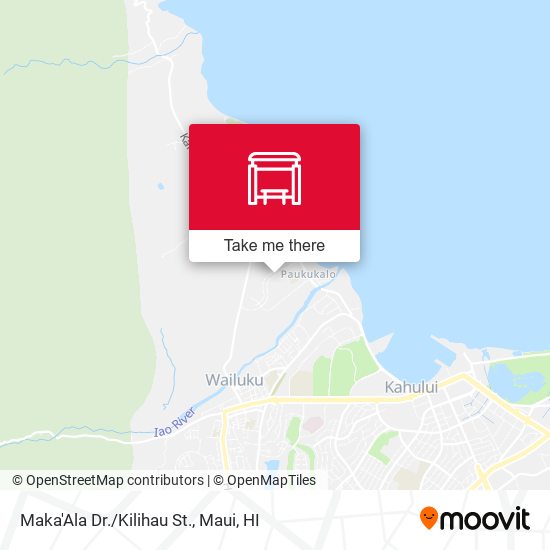 Mapa de Maka'Ala Dr./Kilihau St.