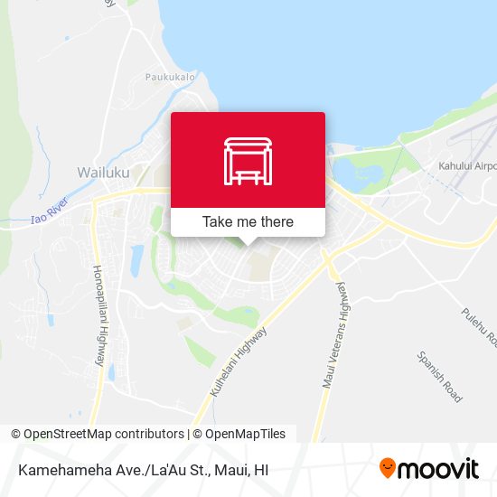 Kamehameha Ave./La'Au St. map