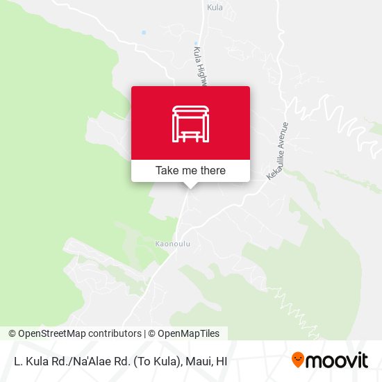 Mapa de L. Kula Rd. / Na'Alae Rd. (To Kula)