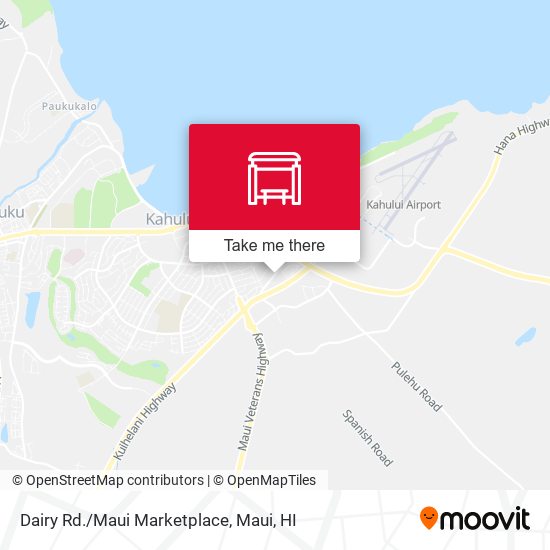 Dairy Rd./Maui Marketplace map