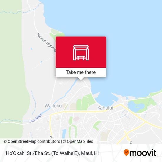 Mapa de Ho'Okahi St. / Eha St. (To Waihe'E)