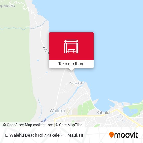 L. Waiehu Beach Rd./Pakele Pl. map