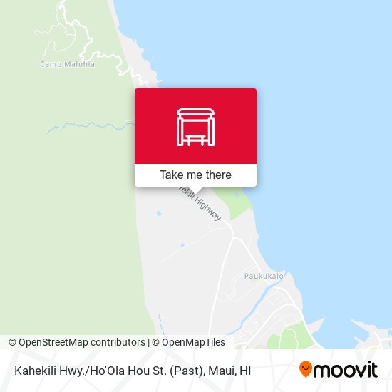Kahekili Hwy. / Ho'Ola Hou St. (Past) map