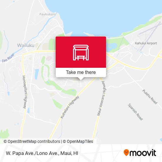 Mapa de W. Papa Ave./Lono Ave.