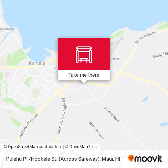 Mapa de Pulehu Pl. / Hookele St. (Across Safeway)