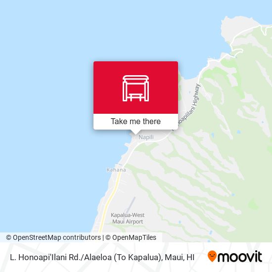 L. Honoapi'Ilani Rd. / Alaeloa (To Kapalua) map