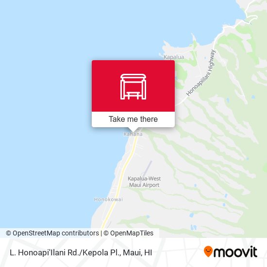 L. Honoapi'Ilani Rd. / Kepola Pl. map