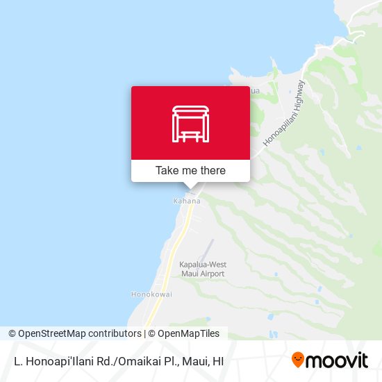 Mapa de L. Honoapi'Ilani Rd. / Omaikai Pl.