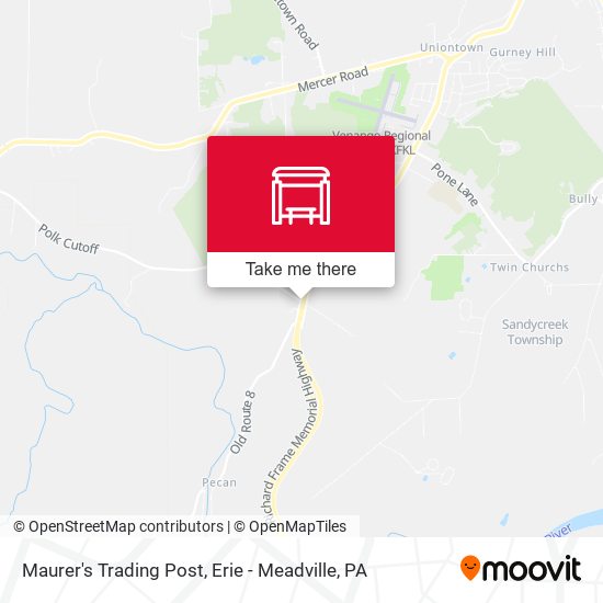 Maurer's Trading Post map