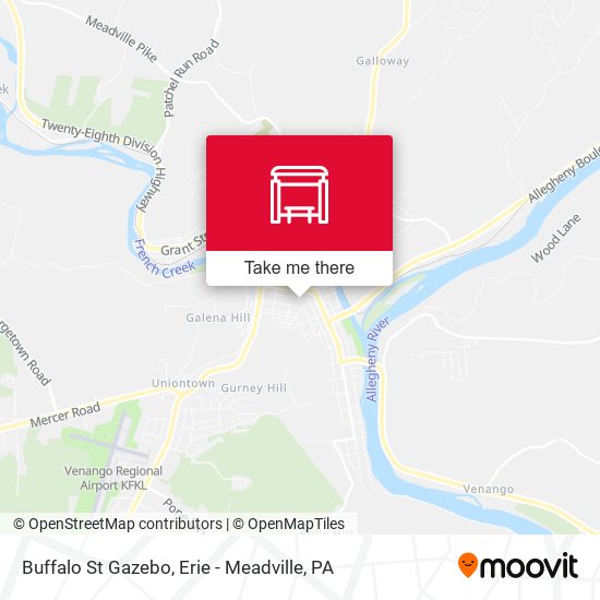 Buffalo St Gazebo map