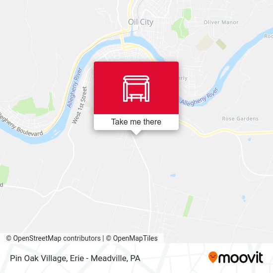 Pin Oak Village map