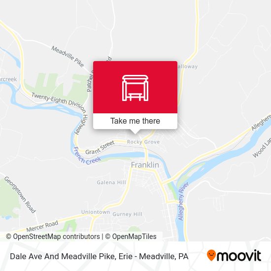 Mapa de Dale Ave And Meadville Pike