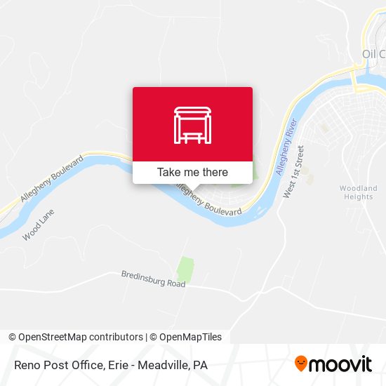 Mapa de Reno Post Office