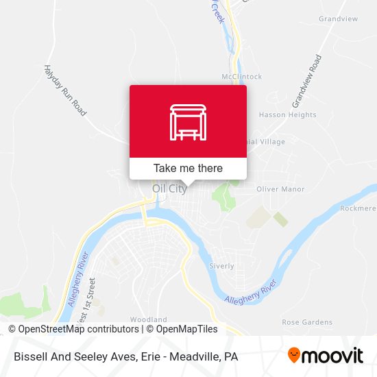 Bissell And Seeley Aves map