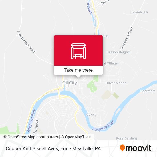 Cooper And Bissell Aves map