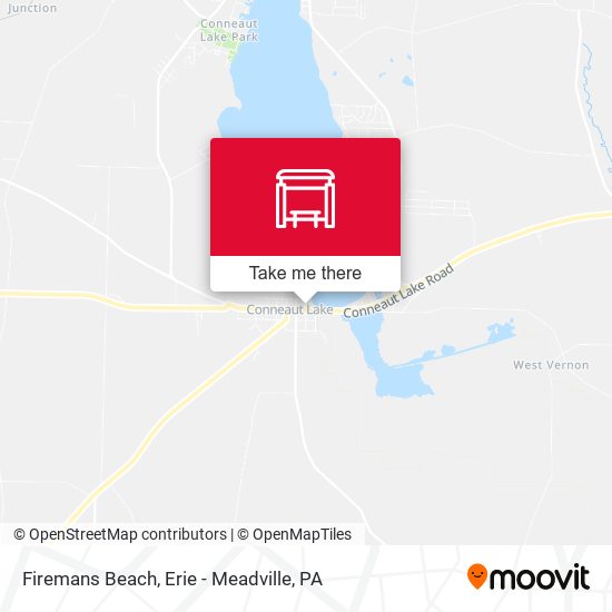 Firemans Beach map