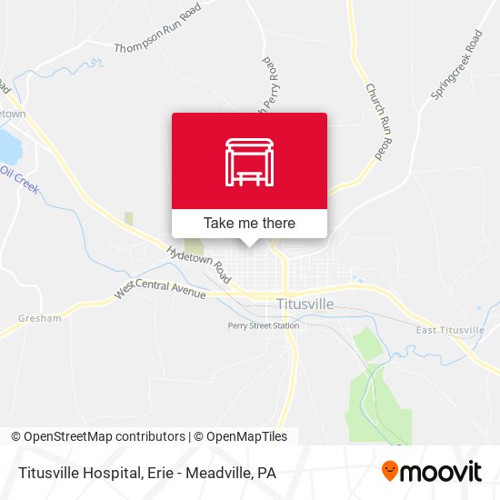 Mapa de Titusville Hospital
