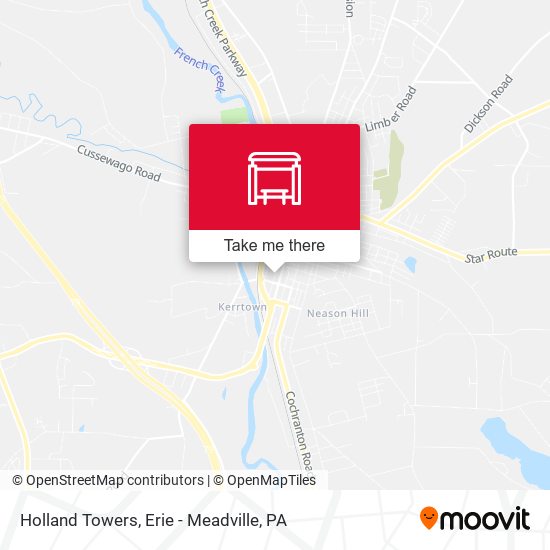 Mapa de Holland Towers