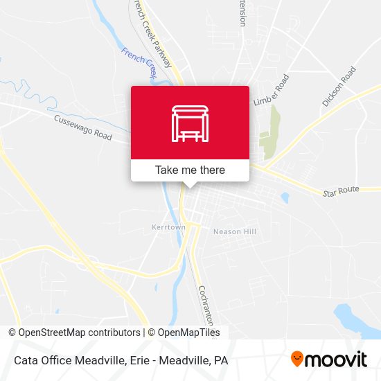 Cata Office Meadville map