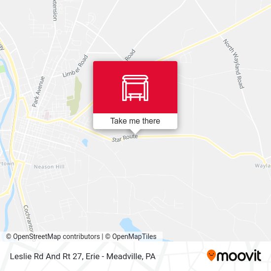Mapa de Leslie Rd And Rt 27