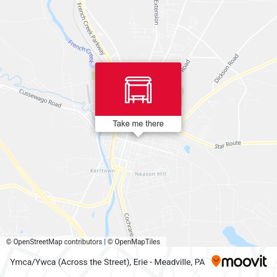 Mapa de Ymca/Ywca (Across the Street)