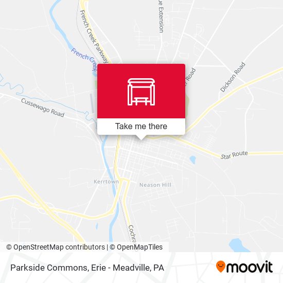 Mapa de Parkside Commons