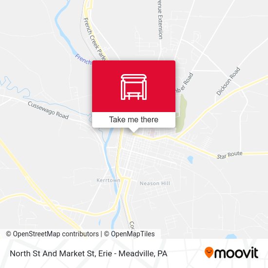 North St And Market St map