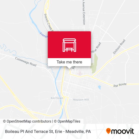 Boileau Pl And Terrace St map
