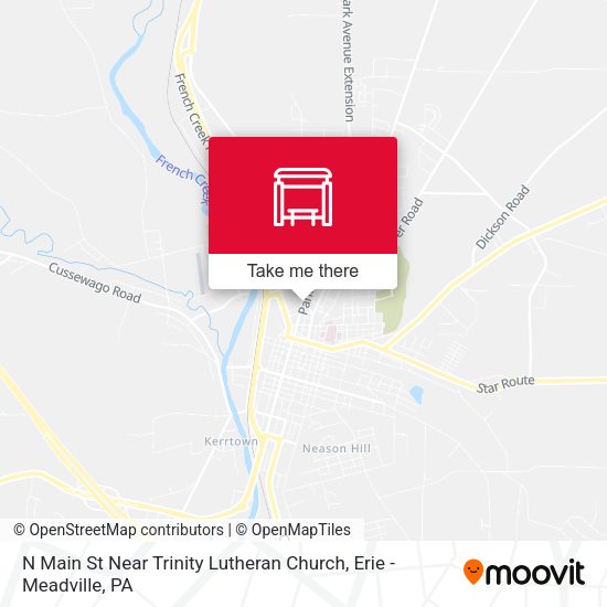 Mapa de N Main St Near Trinity Lutheran Church