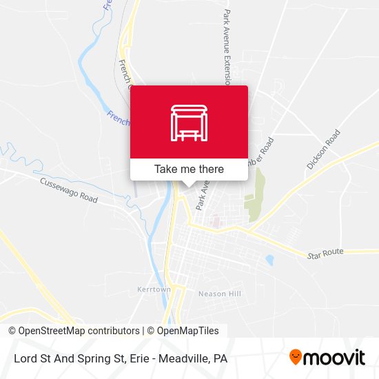 Mapa de Lord St And Spring St