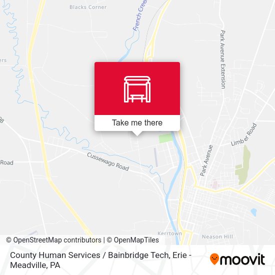 County Human Services / Bainbridge Tech map