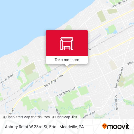 Mapa de Asbury Rd at W 23rd St