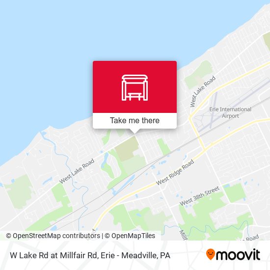 Mapa de W Lake Rd at Millfair Rd
