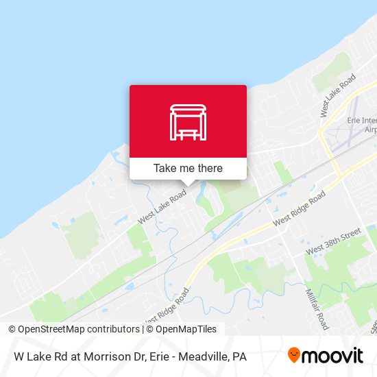 Mapa de W Lake Rd at Morrison Dr