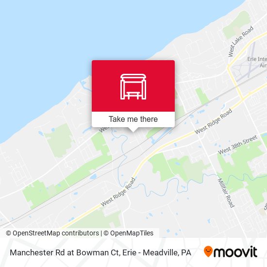 Mapa de Manchester Rd at Bowman Ct
